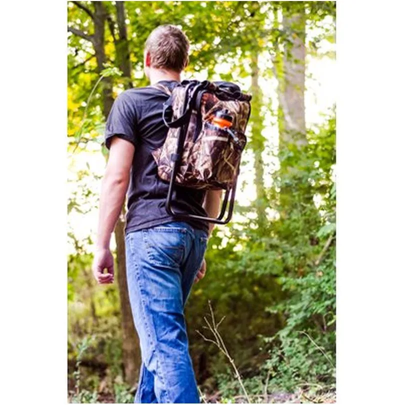 Camp Stool Backpack Cooler -Ca